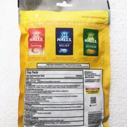 Kẹo Halls thông cổ, mát họng Halls Relief Honey Lemon 70 viên 6 keo halls thong co mat hong halls relief honey lemon 70 vien knb