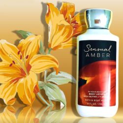 sua duong the bath body works body lotion huong sensual amber 236ml ka