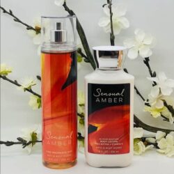 sua duong the bath body works body lotion huong sensual amber 236ml kc