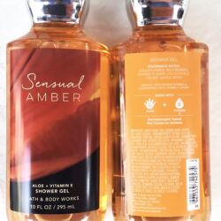 sua tam bath body works shower gel sensual amber 295ml ka