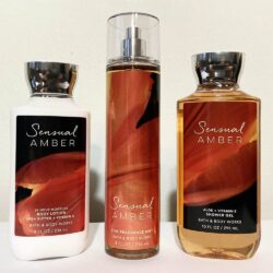 sua tam bath body works shower gel sensual amber 295ml kc