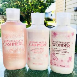 sua tam bath body works shower gel snowflakes cashmere 295ml kb