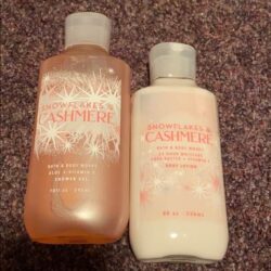 sua tam bath body works shower gel snowflakes cashmere 295ml kd