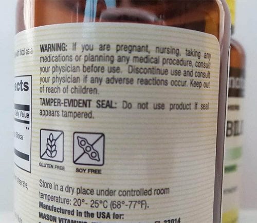 Viên uống bổ não Mason Ginkgo Biloba Mental Alertness 500mg 60 viên 18 vien uong bo nao mason ginkgo biloba mental alertness 500mg 60 vien kb