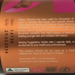 vien uong nhau thai cuu spring leaf sheep placenta 60000mg 120 vien kd