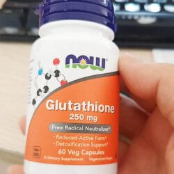 Viên uống trắng da nội sinh NOW Glutathione 250 mg 60 viên 6 vien uong trang da noi sinh now glutathione 250 mg 60 vien ka