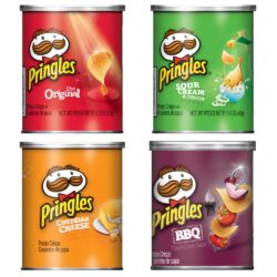 Bánh snack khoai tây Pringles Cream Onion 40g (vị kem hành) 6 banh snack khoai tay pringles original 37g vi truyen thong ke