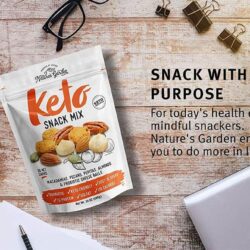 banh va hat say kho tong hop natures garden probiotic keto snack mix 680g 1 ke