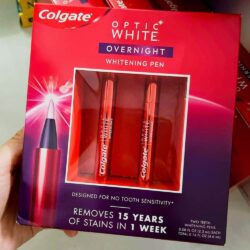 but lam trang rang qua dem colgate optic white overnight whitening pen 2 3ml x 2 cay kd