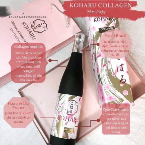 Collagen nước Koharu Collagen 84000mg 500ml 17 collagen nuoc koharu collagen 84000mg 500ml ke