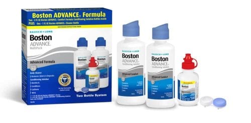 Dung dịch ngâm và khử trùng contact lens Boston Advance Conditioning Solution MultiPack 120ml x2 + Cleaner 30ml 14 dung dich ngam va khu trung contact lens boston advance conditioning solution multipack 120ml x2 cleaner 30ml kd
