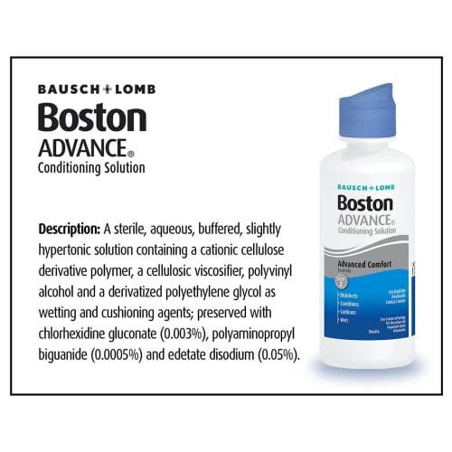 Dung dịch ngâm và khử trùng contact lens Boston Advance Conditioning Solution MultiPack 120ml x2 + Cleaner 30ml 17 dung dich ngam va khu trung contact lens boston advance conditioning solution multipack 120ml x2 cleaner 30ml kf