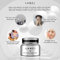 kem duong phuc hoi te bao da ban dem lanci night repair probio cream 50ml kd