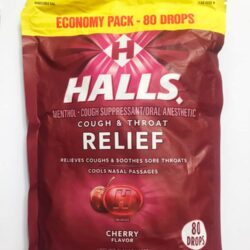 Kẹo Halls thông cổ, mát họng Halls Relief Cherry 80 viên 6 keo halls thong co mat hong halls relief cherry 80 vien kna