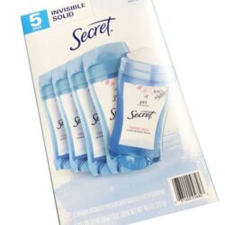 Lăn khử mùi sáp Secret pH Balanced Powder Fresh Invisible Solid 59g x5 10 lan khu mui sap secret ph balanced powder fresh solid 59g x5 261223 ka