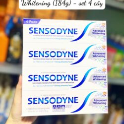 Lốc 4 kem đánh răng Sensodyne Advanced Whitening 184g x4 3 loc 4 kem danh rang sensodyne advanced whitening 184g x4 050425 ka