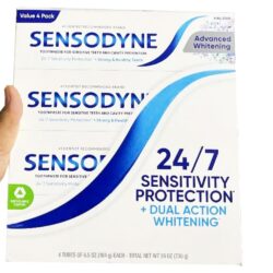 Lốc 4 kem đánh răng Sensodyne Advanced Whitening 184g x4 3 loc 4 kem danh rang sensodyne advanced whitening 184g x4 260126 ka