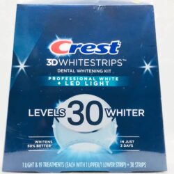 mieng dan kem may chieu lam trang rang crest 3d whitestrips professional white 38 mieng 1 light kna