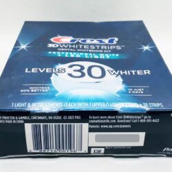 mieng dan kem may chieu lam trang rang crest 3d whitestrips professional white 38 mieng 1 light kne