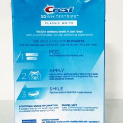 Miếng dán trắng răng Crest 3D Whitestrips Classic White 20 miếng 14 mieng dan trang rang crest 3d whitestrips classic white 20 mieng ke