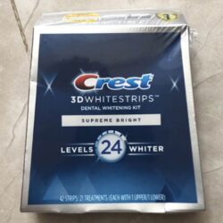 Miếng dán trắng răng Crest 3D Whitestrips Supreme Bright 42 miếng 10 mieng dan trang rang crest 3d whitestrips supreme bright 42 mieng kd