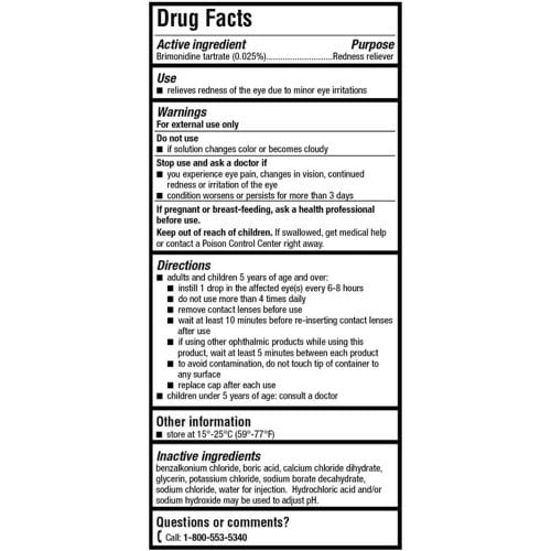 Nhỏ mắt Lumify giảm đau mắt đỏ Lumify Redness Reliever Eye Drops 15ml (7.5ml x2 chai) 20 nho mat lumify giam dau mat do lumify redness reliever eye drops 15ml 7 5ml x2 chai kf