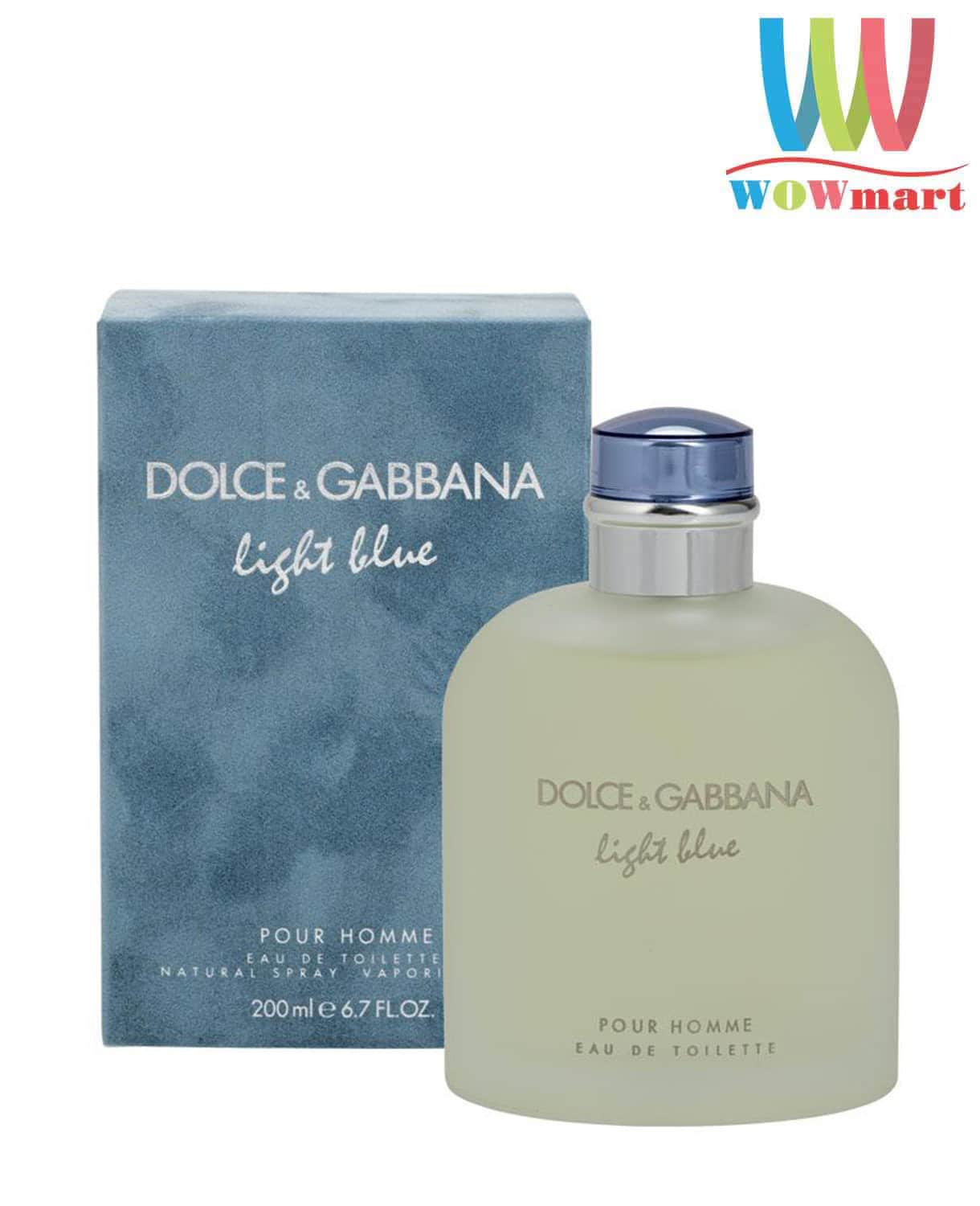 Nước hoa Nam Dolce & Gabbana Light Blue Pour Homme EDT 200ml – Wowmart VN |  100% hàng ngoại nhập