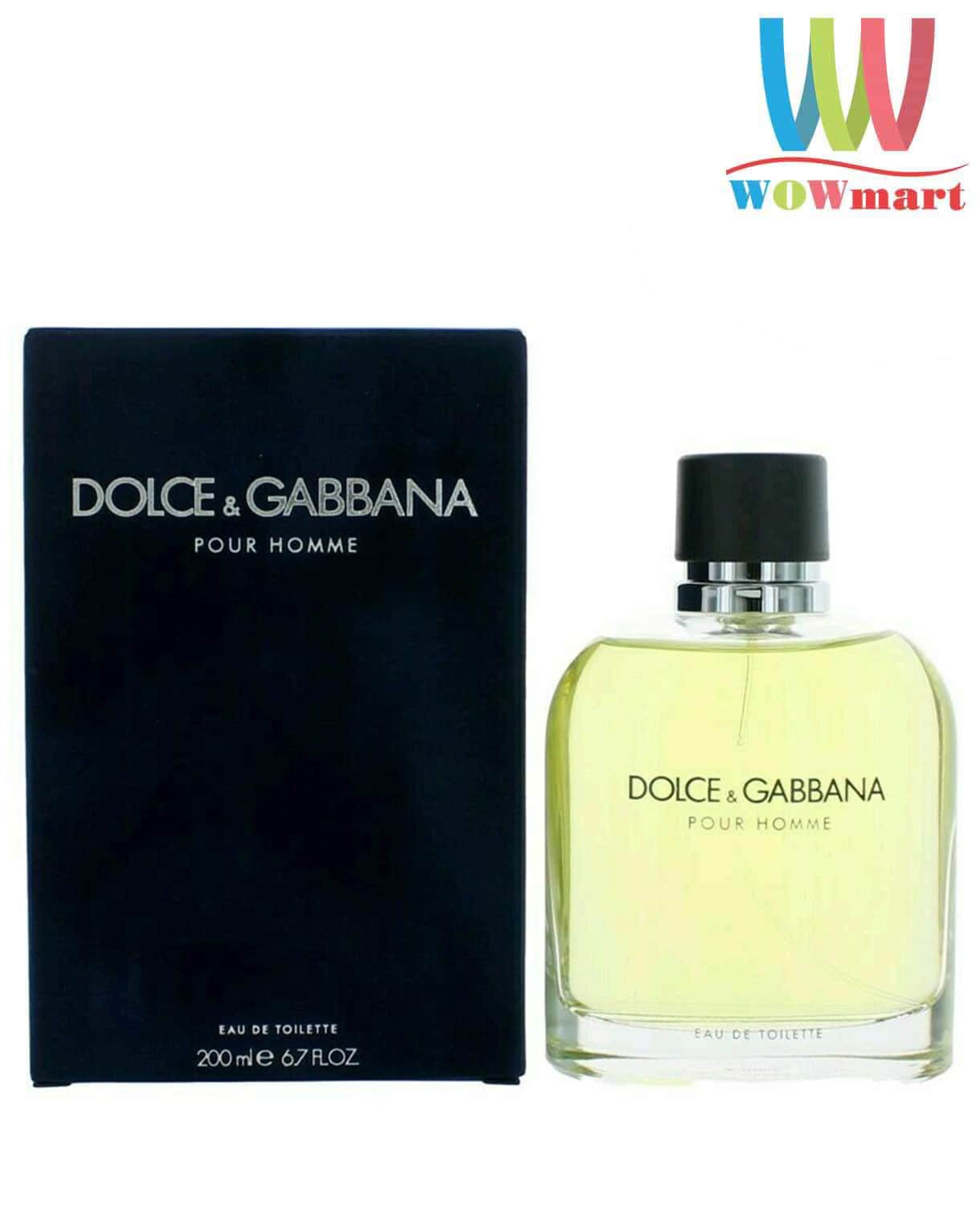 Nước hoa Nam Dolce & Gabbana Pour Homme EDT 200ml – Wowmart VN | 100% hàng  ngoại nhập