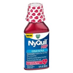 Siro cảm cho người cao huyết áp Vicks NyQuil HBP Cold & Flu 354ml (Cherry) 8 siro cam cho nguoi cao huyet ap vicks nyquil hbp cold flu 354ml cherry kb