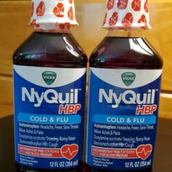 Siro cảm cho người cao huyết áp Vicks NyQuil HBP Cold & Flu 354ml (Cherry) 11 siro cam cho nguoi cao huyet ap vicks nyquil hbp cold flu 354ml cherry ke