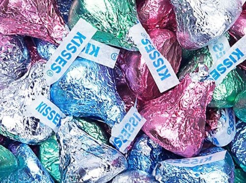 Socola sữa Hershey's Kisses Milk Chocolate Easter Pastels 524g 17 socola sua hersheys kisses milk chocolate easter pastels 524g ke