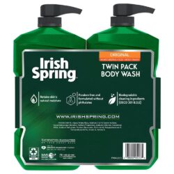 Sữa tắm cho nam Irish Spring Original Moisturizing Face + Body Wash 946ml x2 chai 10 sua tam cho nam irish spring original moisturizing face body wash 946ml x2 chai kb