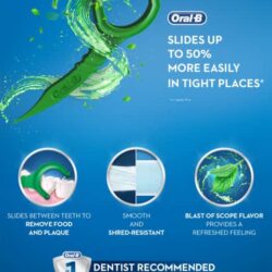 Tăm chỉ nha khoa Oral-B Glide Scope Outlast Floss Picks Mint 75 cái 10 tam chi nha khoa oral b glide scope outlast floss picks mint 150 cai ke