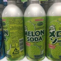 Thùng nước ngọt Soda Nhật Sangaria Melon Soda vị dưa lưới 500ml x24 chai 15 thung nuoc ngot soda nhat sangaria melon soda vi dua luoi 500ml x24 chai kb