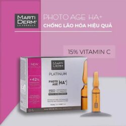 Tinh chất chống lão hóa siêu cấp ẩm MartiDerm Platinum Photo Age HA+ 2ml x10 ống 9 tinh chat chong lao hoa sieu cap am martiderm platinum photo age ha 2ml x10 ong ki