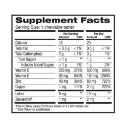 Viên ngậm bổ mắt cho người lớn PreserVision AREDS2 Formula Berry 90 Chewable Tablets 6 vien ngam bo mat cho nguoi lon preservision areds2 formula berry 90 chewable tablets kb