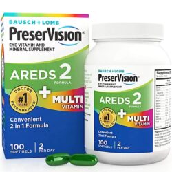 Viên uống bổ mắt cho người lớn (trên 50 tuổi) Preservision AREDS2 Multivitamin 2in1 Formula 100 Softgels 8 vien uong bo mat cho nguoi lon tren 50 tuoi preservision areds2 multivitamin 2in1 formula 100 softgels kna
