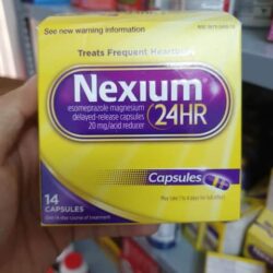 Viên uống cắt cơn đau dạ dày, ợ nóng Nexium 24hr 14 Capsules 5 vien uong cat con dau da day o nong nexium 24hr 14 capsules ka