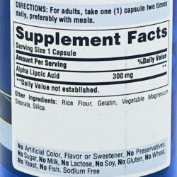 Viên uống bổ sung ALA Puritan’s Pride Alpha Lipoic Acid 300mg 60 Capsules 9 vien uong chong lao hoa tan nhang puritans pride alpha lipoic acid 300mg 60 capsules 151225 kd
