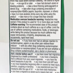 Viên uống hỗ trợ chứng đau nửa đầu Excedrin Migraine 24 viên 12 vien uong ho tro chung dau nua dau excedrin migraine 24 vien 010724 kc