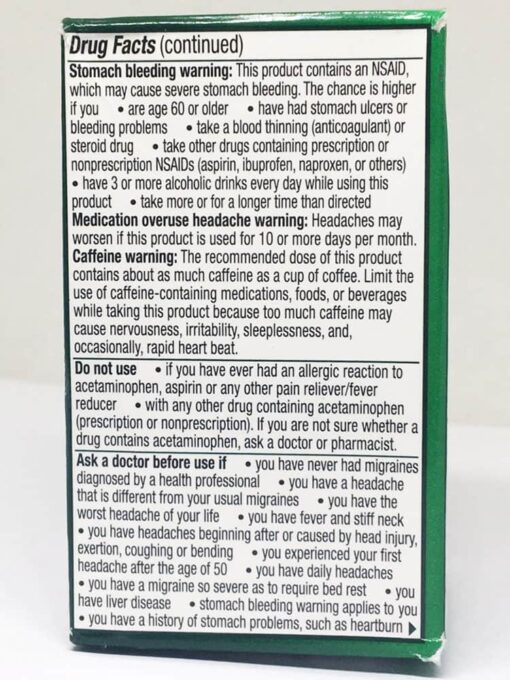 vien uong ho tro chung dau nua dau excedrin migraine 24 vien 010724 kc