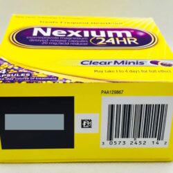 Viên uống hỗ trợ viêm loét dạ dày hành tá tràng Nexium 24hr 14 Clear Minis Capsules 14 vien uong ho tro viem loet da day hanh ta trang nexium 24hr 14 clear minis capsules kna