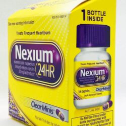 Viên uống hỗ trợ viêm loét dạ dày hành tá tràng Nexium 24hr 14 Clear Minis Capsules 12 vien uong ho tro viem loet da day hanh ta trang nexium 24hr 14 clear minis capsules knb