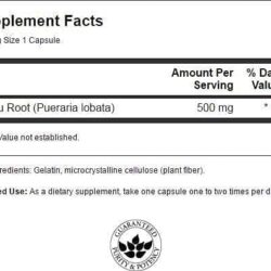 Viên uống từ Kudzu hỗ trợ tim, gan Swanson Full Spectrum Kudzu Root 500mg 60 Capsules 6 vien uong tu kudzu ho tro tim gan swanson full spectrum kudzu root 500mg 60 capsules ka