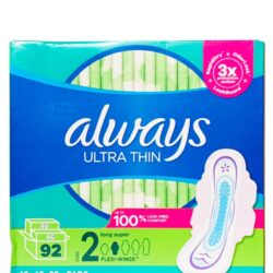 Băng vệ sinh siêu mỏng cánh Always Ultra Thin 92 miếng 12 bang ve sinh sieu mong canh always ultra thin 92 mieng kna
