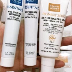 Bộ sáng da, mờ nám, chống nắng Martiderm Pigment Zero DSP-Cream SPF50 40ml + Micellar Gel 15ml + Exfoliante Scrub 15ml 7 bo sang da mo nam chong nang martiderm pigment zero dsp cream spf50 40ml micellar gel 15ml exfoliante scrub 15ml kc