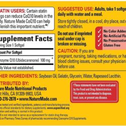 Bổ sung CoQ10 tốt cho tim mạch Nature Made CoQ10 100mg 72 viên 8 bo sung coq10 tot cho tim mach nature made coq10 100mg 72 vien kb