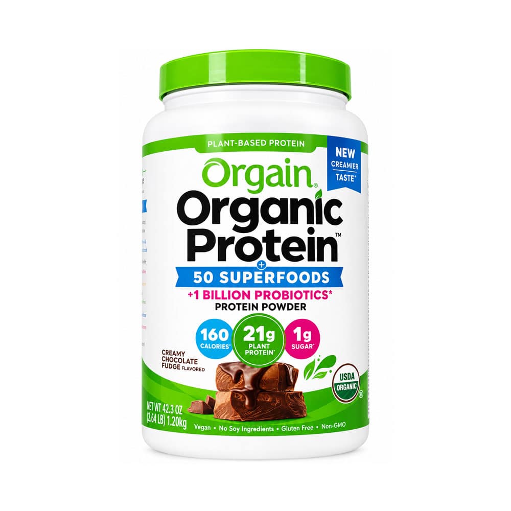 Bột Protein hữu cơ Orgain Organic Protein 50 Superfoods 1.2kg hương Socola