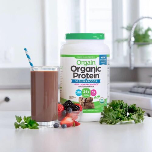 Bột Protein hữu cơ Orgain Organic Protein 50 Superfoods 1.2kg hương Socola 6 bot protein huu co orgain organic protein 50 superfoods 1 2kg huong socola 290725 kd