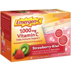Bột sủi C tăng đề kháng Emergen-C Vitamin C 1000mg Strawberry Kiwi 30 gói 8 bot sui c tang de khang emergen c vitamin c 1000mg strawberry kiwi 30 goi kd